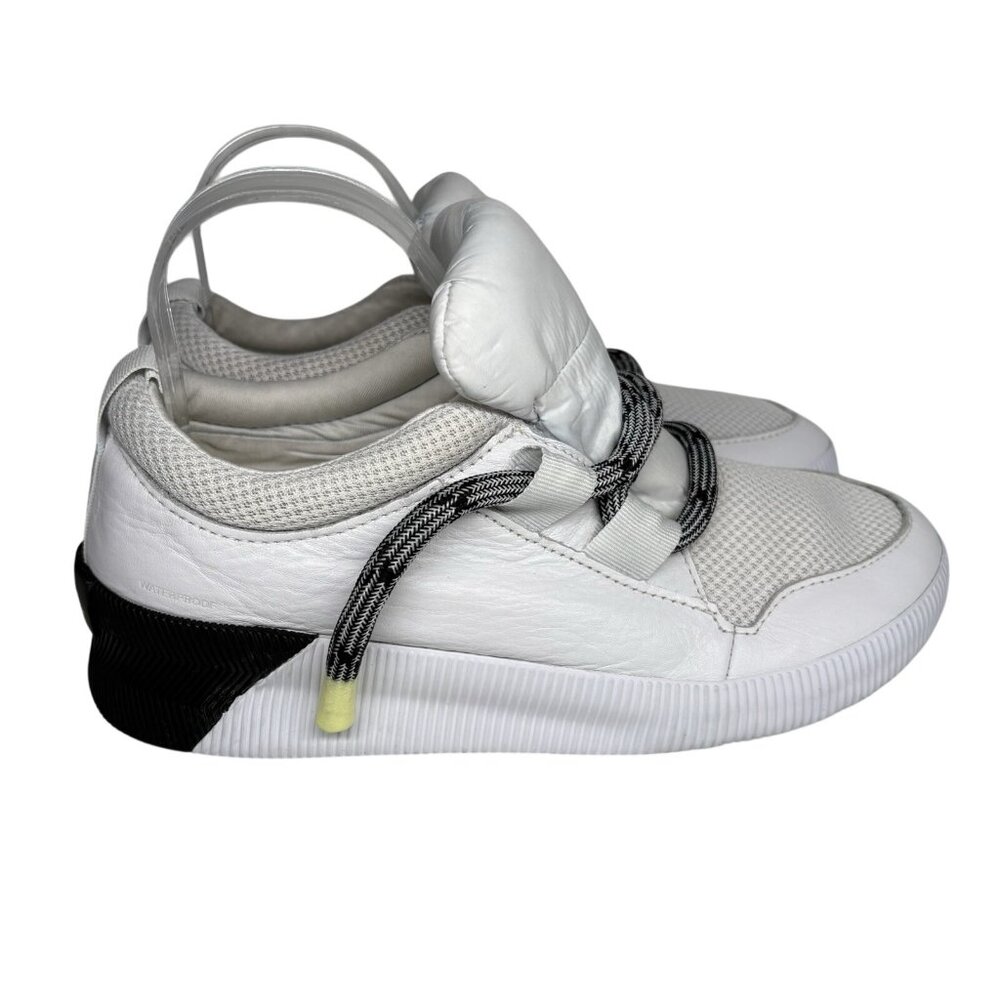 Sorel Women 7.5 White Comfort Outdoor Athleisure Out N About Plus Sneaker